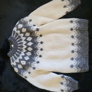100% wool sweater